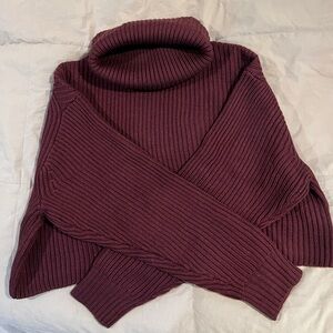 NWT Maroon Babaton Guell Sweater size XS